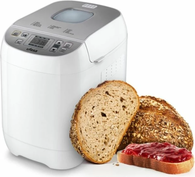 Aparat për pjekje buke UFESA BM6000 Mybakery 650W, 500/750/1000 g, bardhë/gri