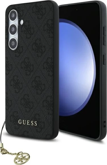 Mbështjellës Guess 4G Charms Collection për Samsung Galaxy S24 FE S721, Gri