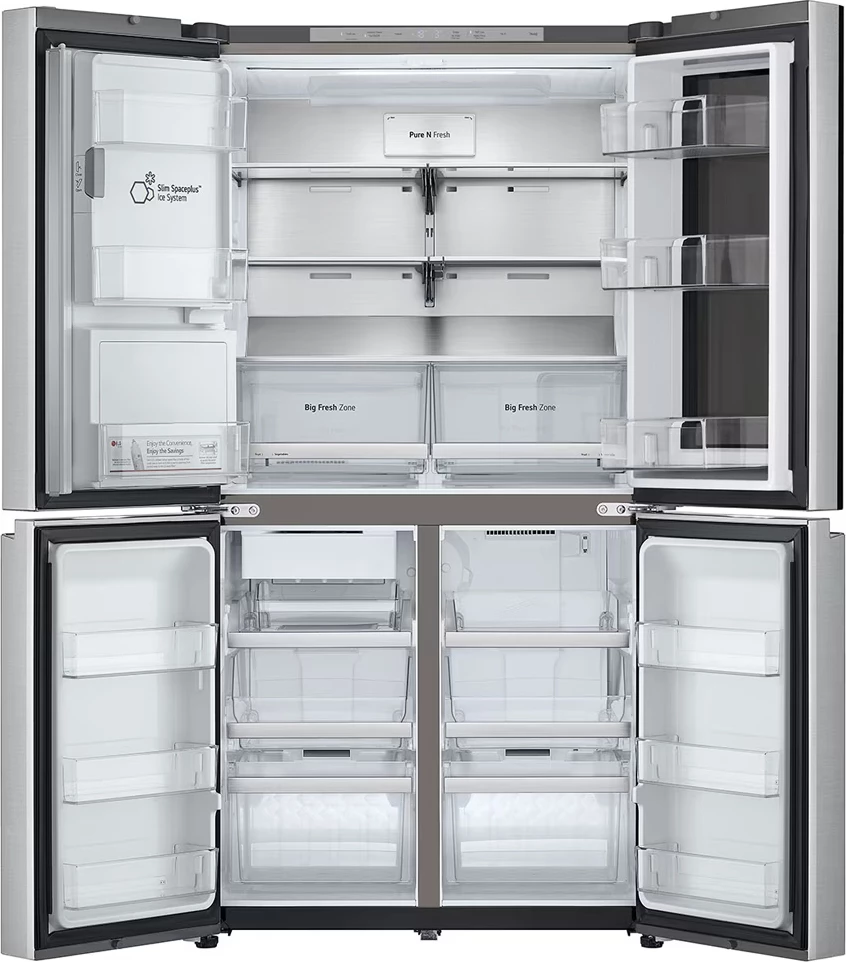 Frigorifer french door LG GMG960MBEE 638 L 179 x 91.4 cm InstaView Craft Ice ThinQ argjendtë