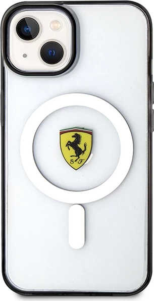 Mbështjellës Ferrari FEHMP14MURKT për iPhone 14 Plus 6.7", MagSafe, Transparent
