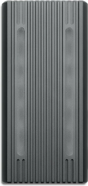 Kasë Qoltec 52272 për SSD M.2 NVMe/SATA, USB-C, 4TB, Gri me RGB LED