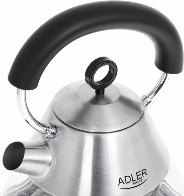 Çajnik elektrik ADLER AD1282, 1.5L, 2200W, STRIX, ndriçim LED blu, çelik inox