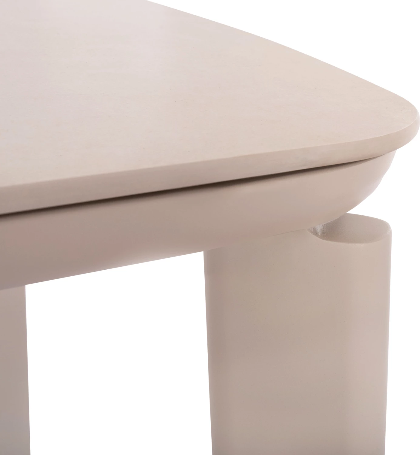 Tavolinë oborri, alumini, sipërfaqe prej guri të presuar, ngjyrë krem, 240x100x76cm