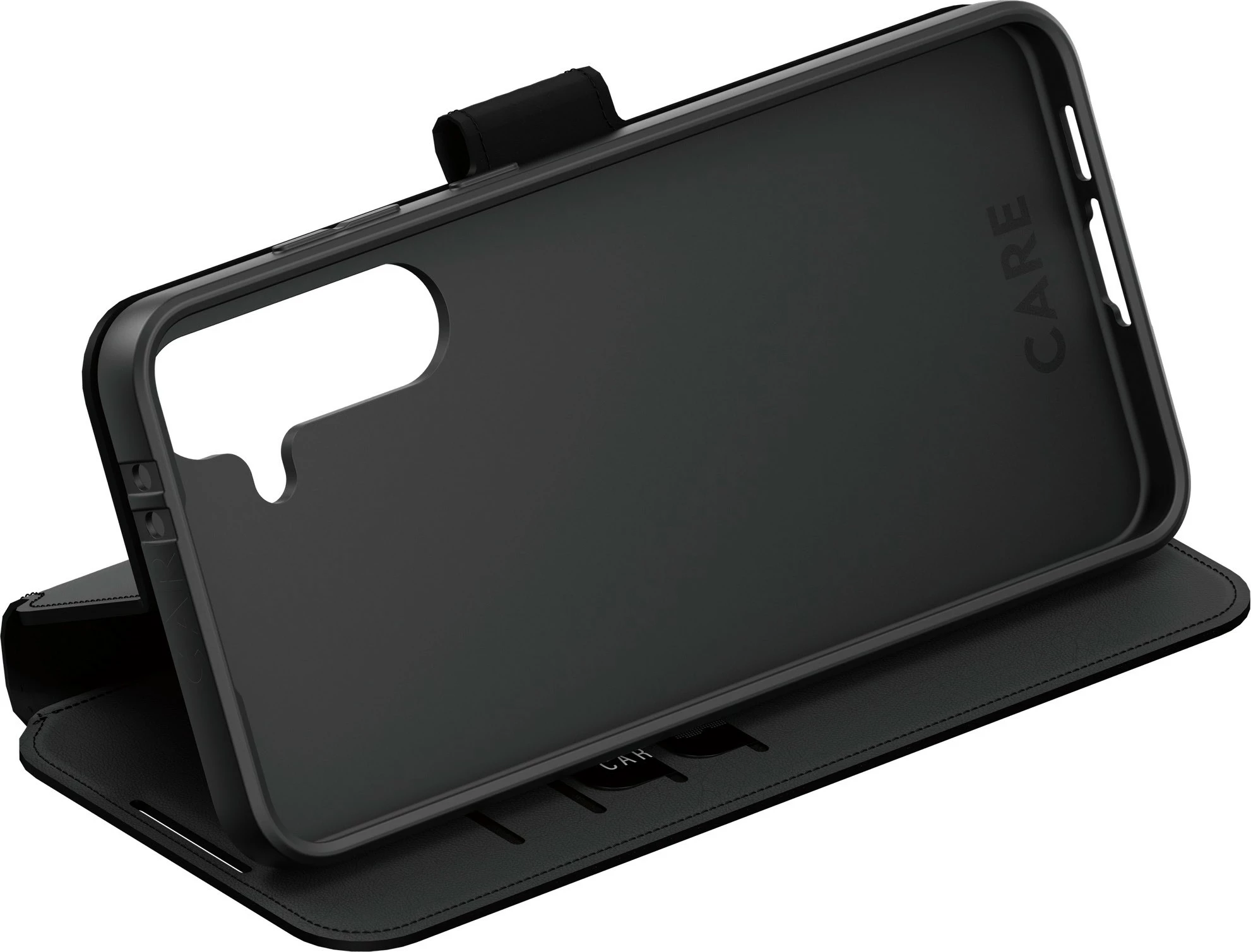 Mbështjellës PanzerGlass CARE me kickstand për Samsung A55 5G, i zi