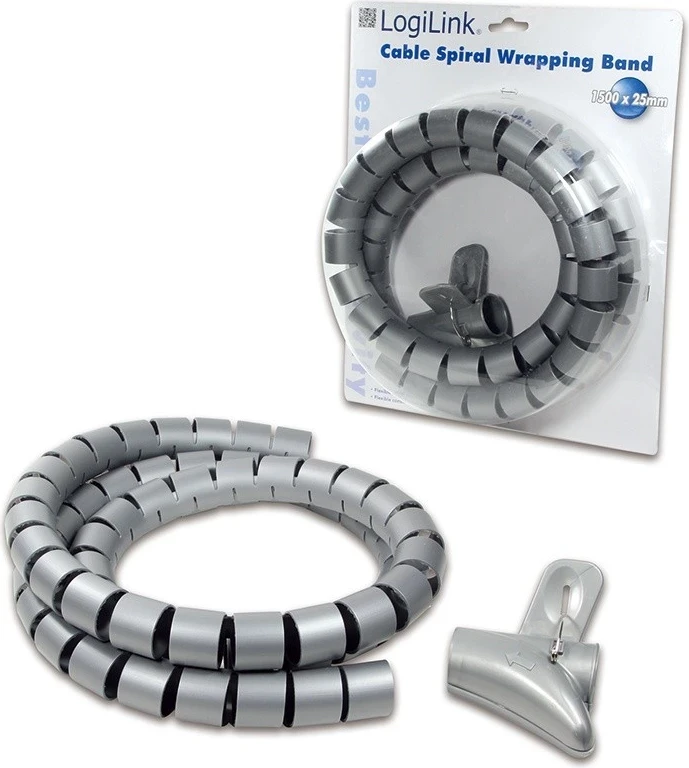 Kabllo spirale LogiLink KAB0014, argjend