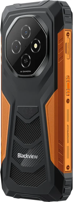 Celular rugged BLACKVIEW FORT 1 4GB/128GB, 6.56\" 90Hz, 10000mAh, portokalli
