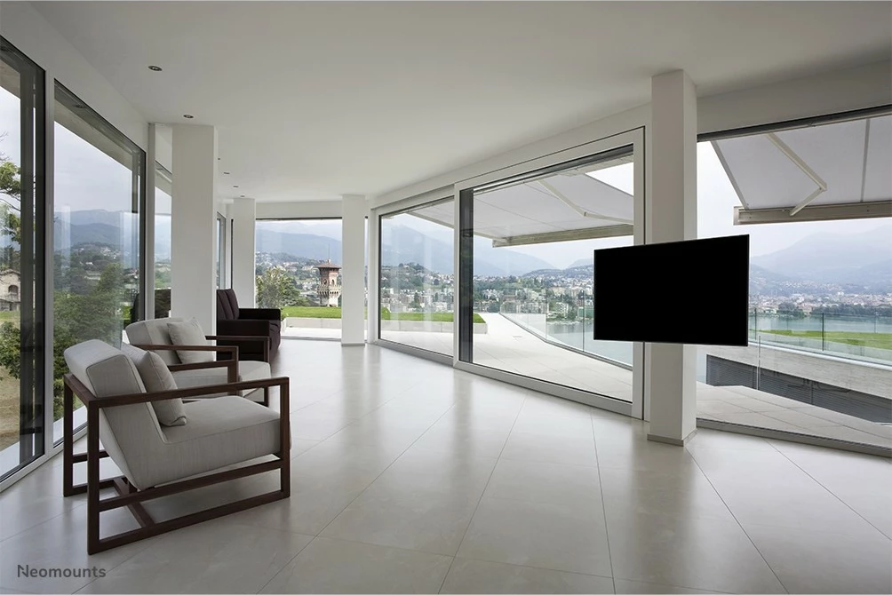 Mbajtëse TV Neomounts WL30S-910BL16, për shtyllë, 40-75 inç, fiks, e zezë