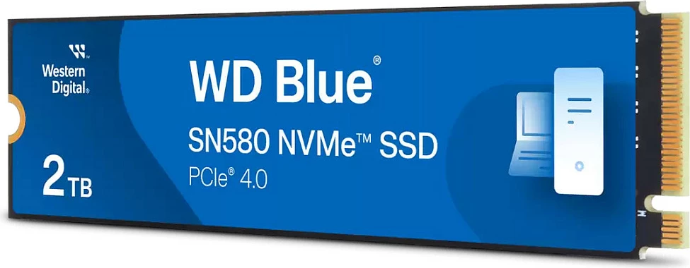 SSD Western Digital Blue SN580, 2 TB, M.2, 4150 MB/s