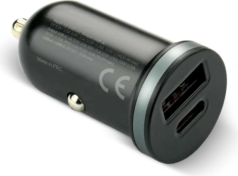Karikues makine, everActive CC-30Q, 35W, USB QC3.0 + USB-C PD, 1x USB + 1x USB-C, zi