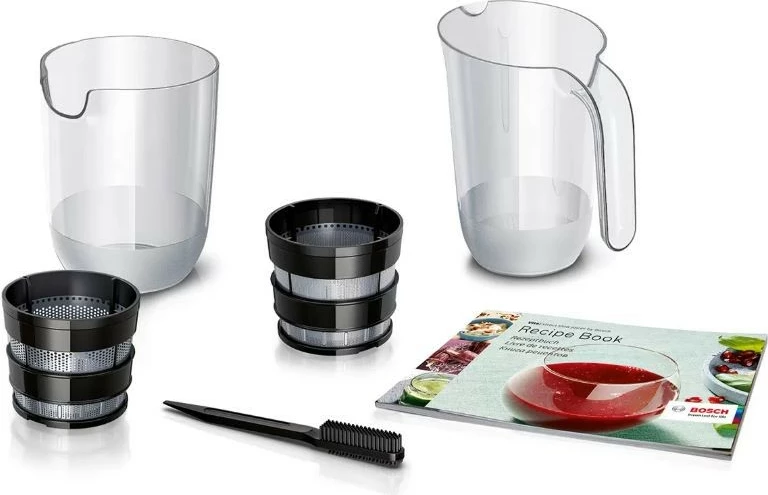 Shtrydhëse frutash Bosch MESM500W, 1000 ml, 150 W, Bardhë - Zi