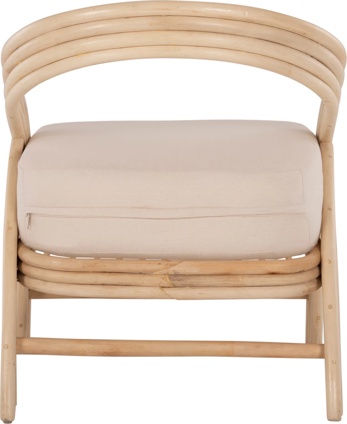 Karrige Donita FH9838 ratan natyral me jastëk të bardhë 67x74x78H cm.