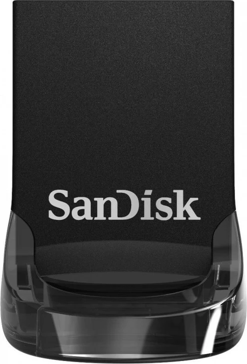 USB flash SanDisk ULTRA FIT, 256GB, USB 3.1, e zezë