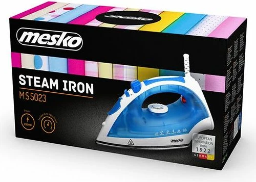 Hekur MESKO MS5023 2200 W me avull, kaltër/bardhë