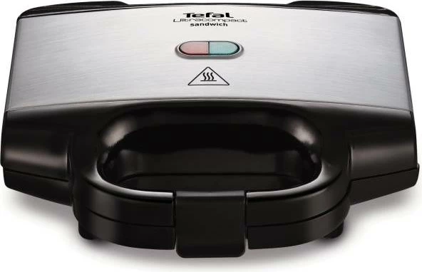 Toster sanduiçesh, Tefal, SM157236, 700W, pllaka jo-ngjitëse, argjend e zi