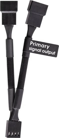 Kabllo PWM 4 Pin Y Thermaltake Tt Mod, 3 copë, e zezë