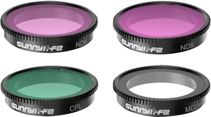 Set filtrash për kamera sportive Sunnylife IST-FI9316 për Insta360 GO 3/GO 2, 4 copë