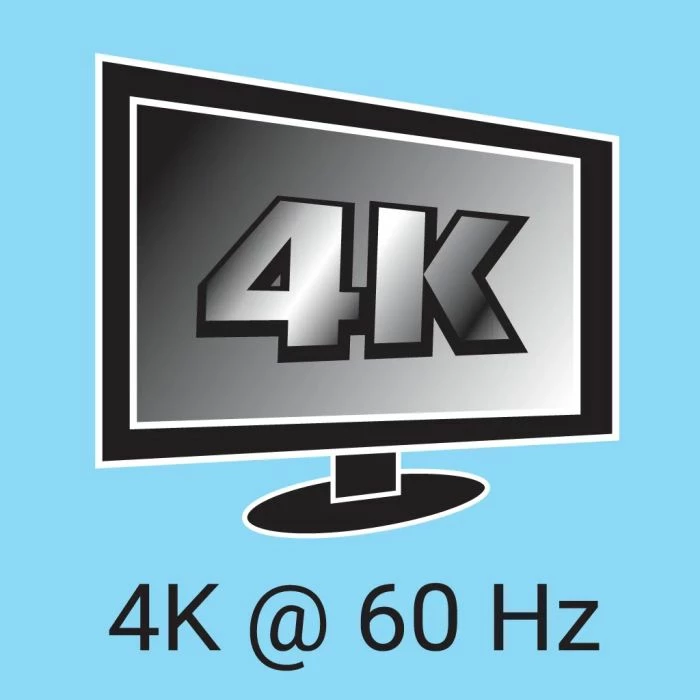 Kabllo video USB-C në DisplayPort Sandberg 136-51 2 m 4K@60Hz, gri/zezë