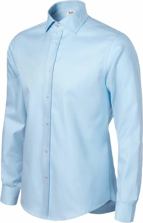 Këmishë për meshkuj Yakimasport, kaltër/bardhë