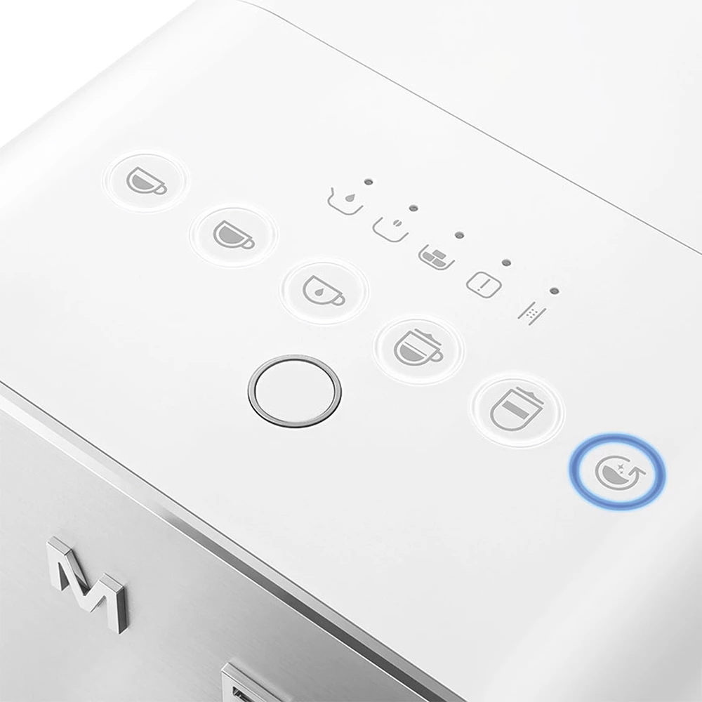 Aparat kafeje superautomatik SMEG BCC13WHMEU, 19 bar, rezervuar uji 1.4 L, depo kokrrash 150 g, 1350 W, bardhë, 1 copë