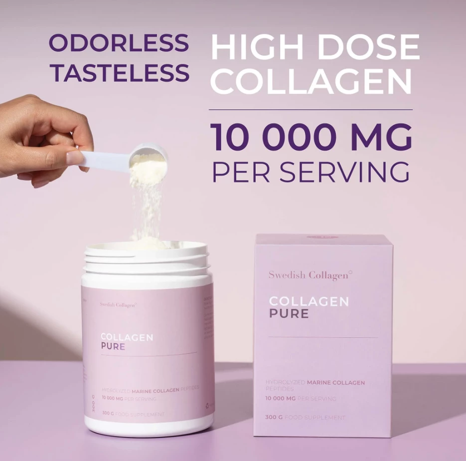 Kolagjen pluhur Swedish Collagen Pure, 300gr