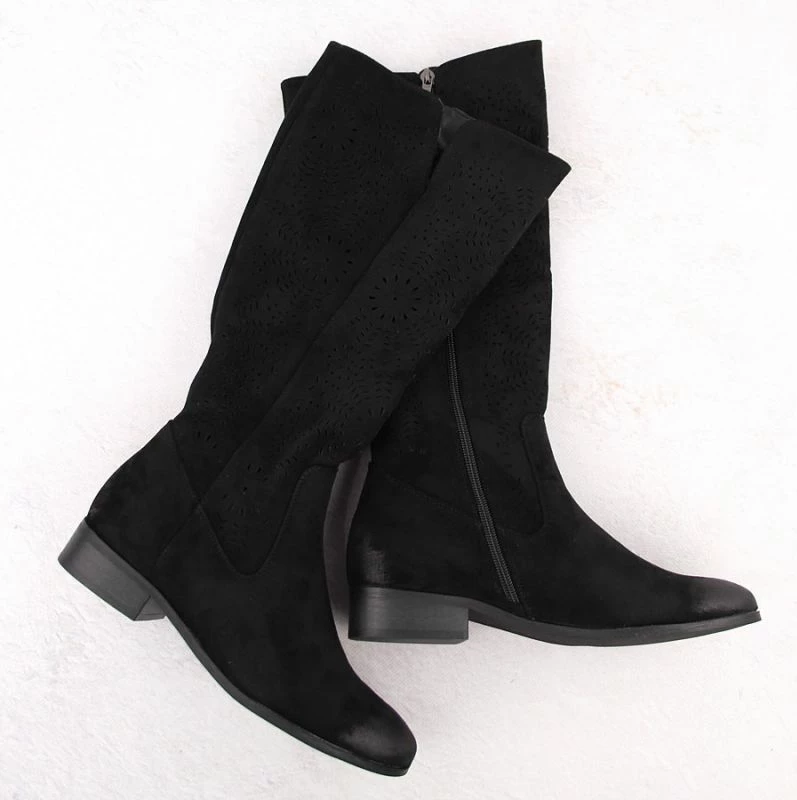 Çizme Potocki për femra, të zeza