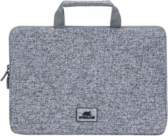 çantë laptopi RIVACASE 7913 13.3\", poliester waterproof, me doreza, gri e çelët