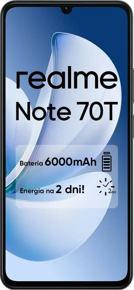 Celular Realme Note 70T 4/256GB, e zi