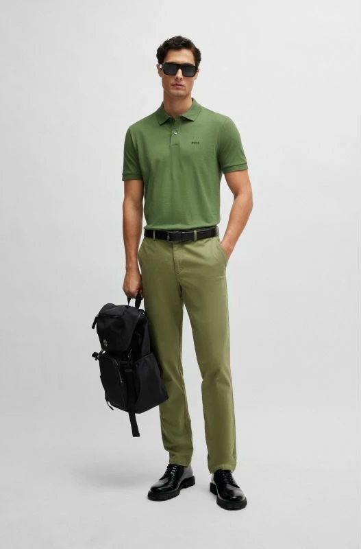 Maicë polo për meshkuj Boss, e gjelbër