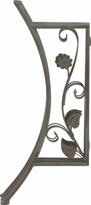 Set tavoline me karrige 3 copë Abriel metal antik antracit