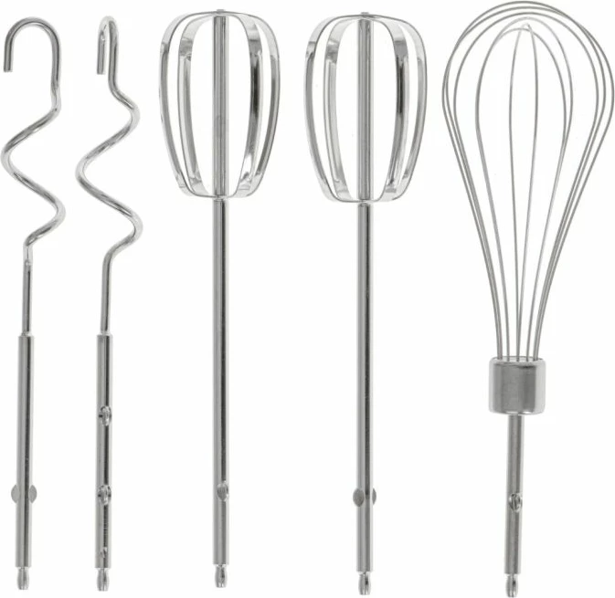 Mikser dore Adler AD4229 9-shpejtësi 600W max me ekran LCD, set 5 aksesorë, bardhë/zi