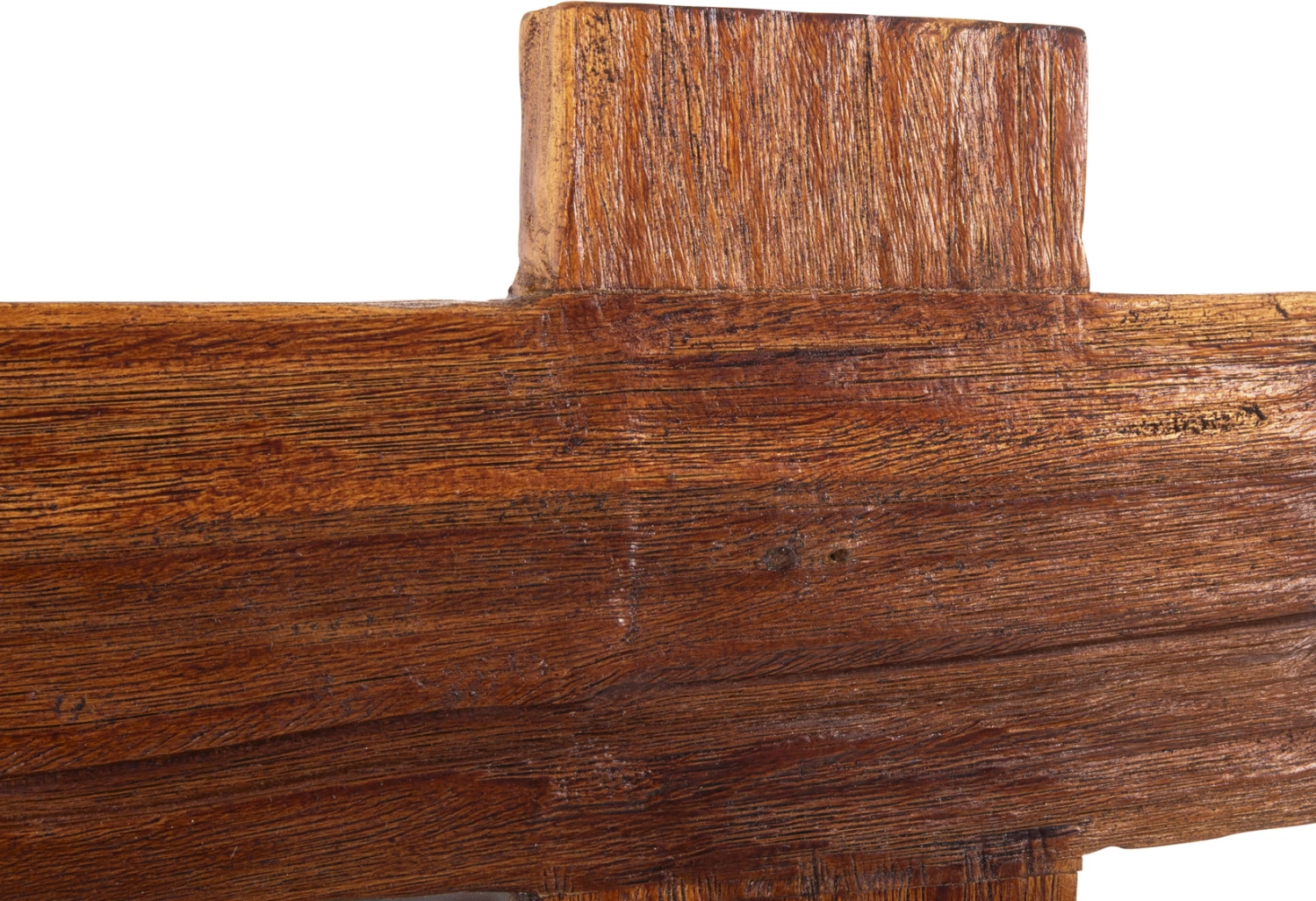 Pasqyrë muri, FH4303, dru TEAK i ricikluar, ngjyrë natyrale, 70x100H cm