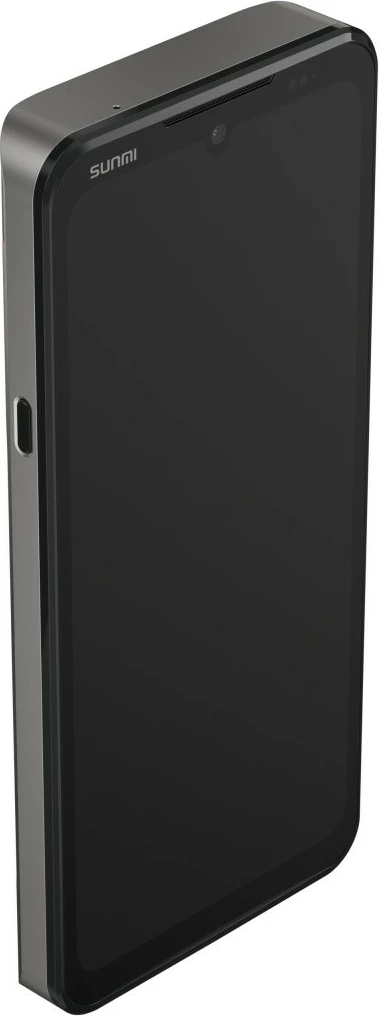 Terminal POS dorëmbajtës, Sunmi M3 A14, 6.75" 3GB/32GB, NFC SoftPOS, Wi‑Fi, IP65, bateri 5000 mAh, e zezë/argjendtë