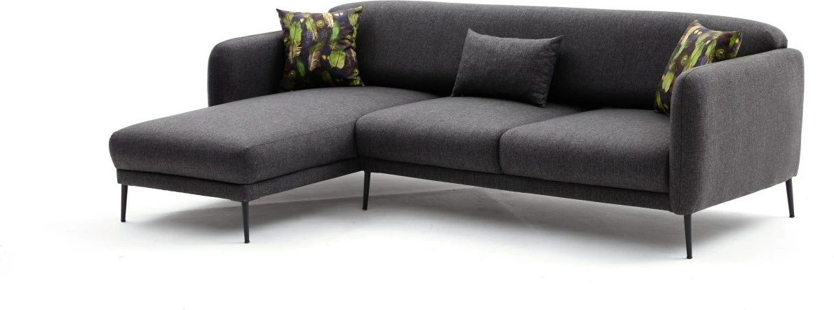 Kënd divan-krevat Venus L, ngjyrë antracit, Atelier del Sofa