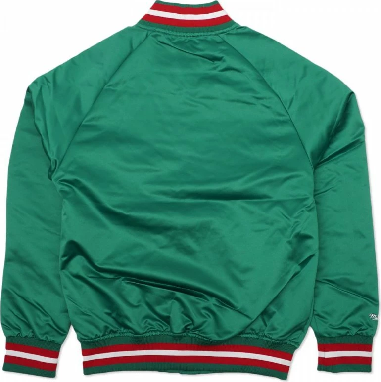 Xhaketë për meshkuj Mitchell & Ness, NBA Milwaukee Bucks, e gjelbër