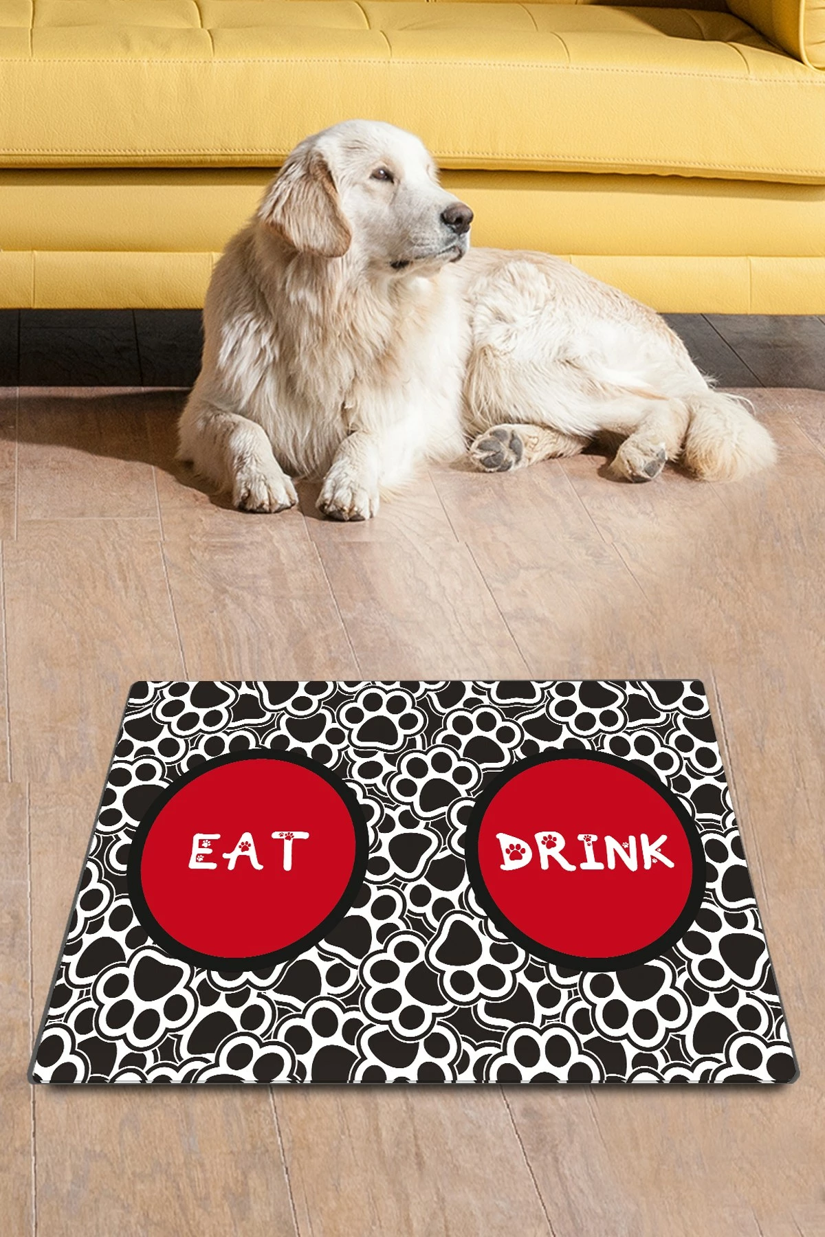 Tapet për mace ose qen, shumëngjyrësh, Paws & Whiskers, Printfoot, 40x60cm