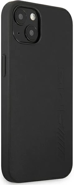 Mbështjellës Mercedes AMG AMHCP14MDOLBK për iPhone 14 Plus 6.7", lëkurë, i zi