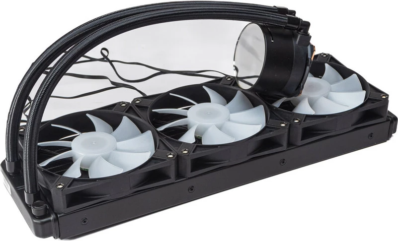 Ventilator Ftohës Me Ujë Për Kompjuter SAMA KW360D (Zezë)