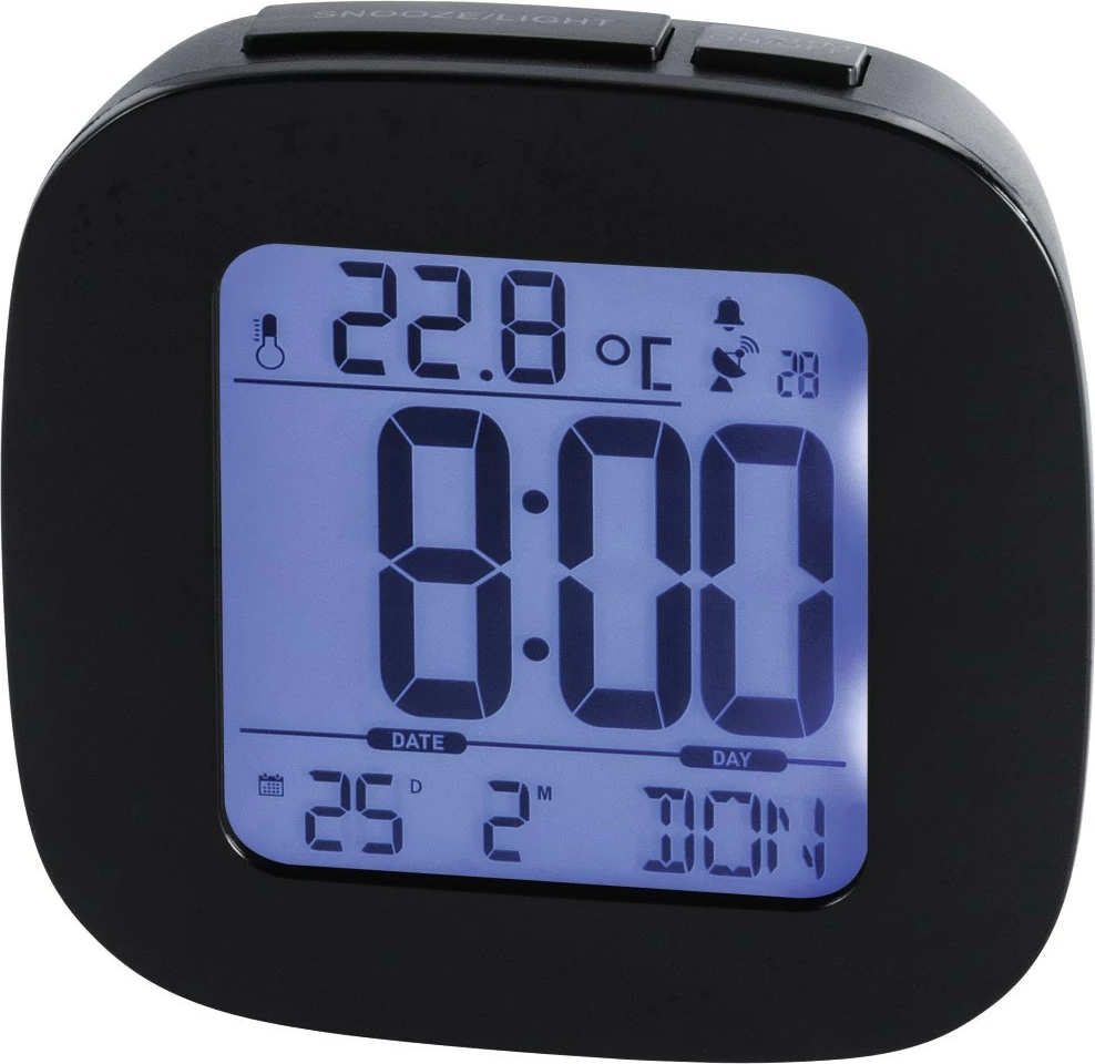 Orë alarmi Hama RC45, dixhitale, e zezë