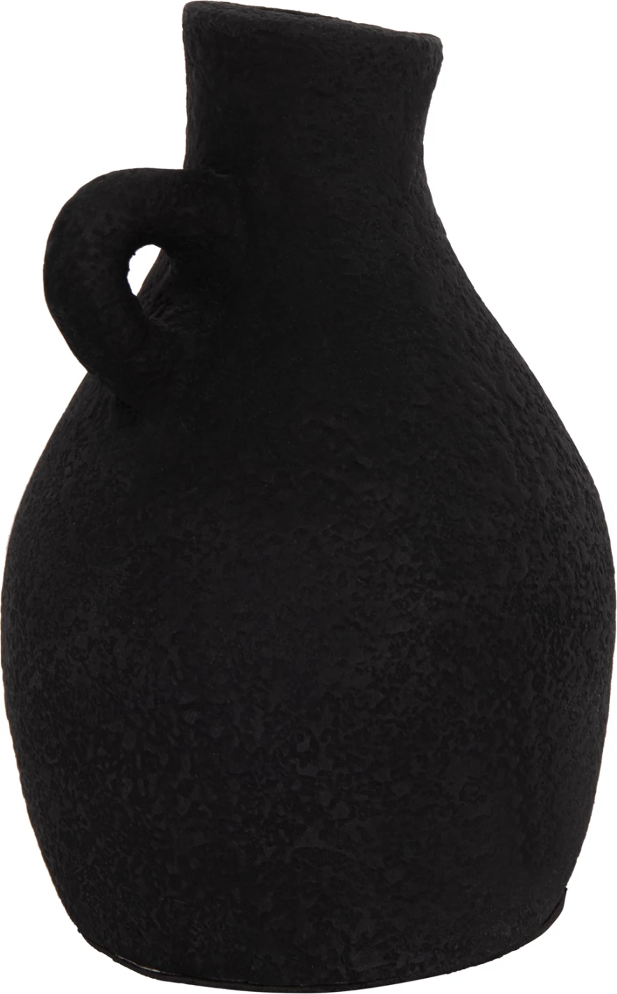 Vazo dekorative tavoline DECANT, terrakotë e zezë, FH4667.01L, 14x21cm