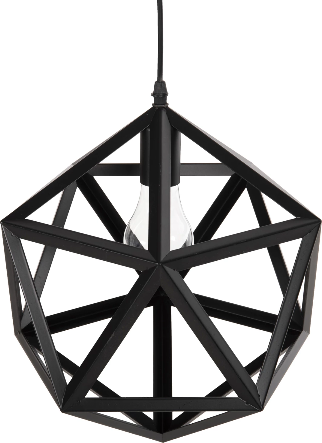 Llambë varëse tavani, metal i zi, FH4073, 30x30x35H cm