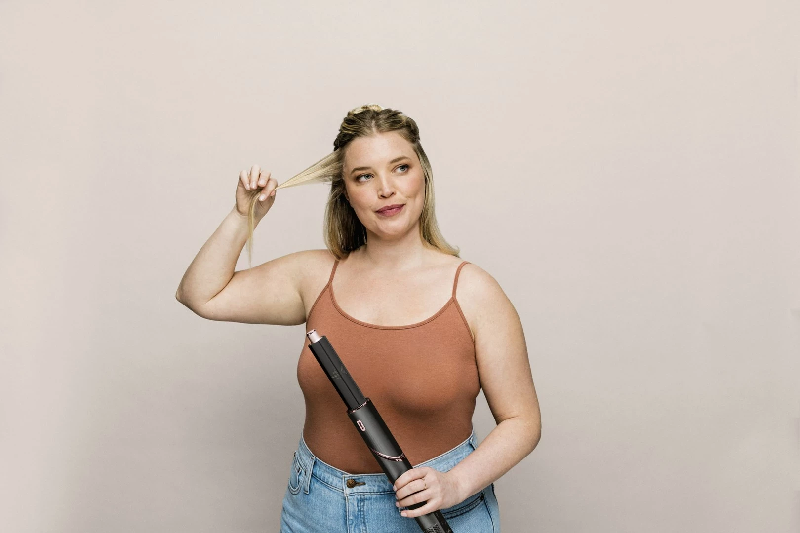 Stiluese për floke Multistyler Shark FlexStyle 5-in-1, 1400W, e zezë/ rozë