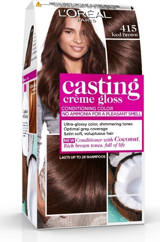 Ngjyrë për flokë Loreal Casting, 415 iced Brown 48 ml