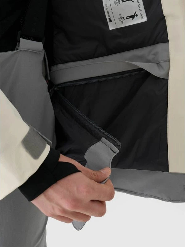 Jakne skijimi për femra 4F, e bardhë