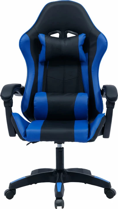 Karrige gaming William, e zezë/e kaltër