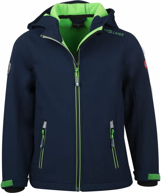Jakne për fëmijë Trollkids, e gjelbër