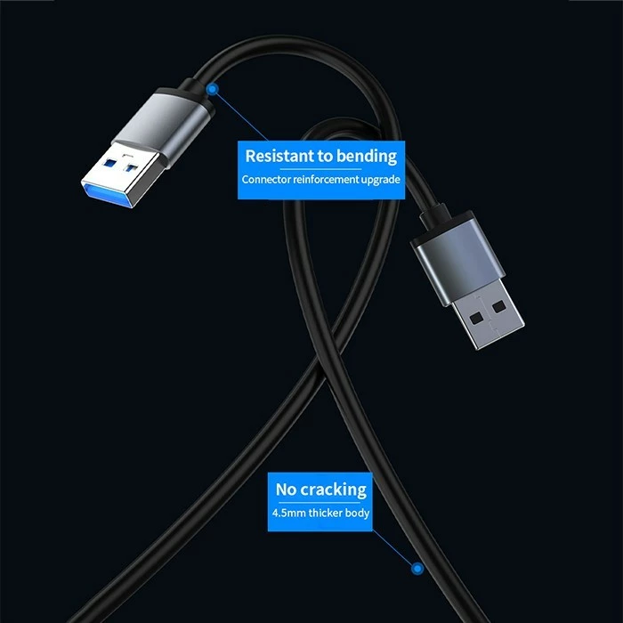 HUB USB Qoltec 4-në-1, model 53793, USB 3.0 + 3x USB 2.0, grafit