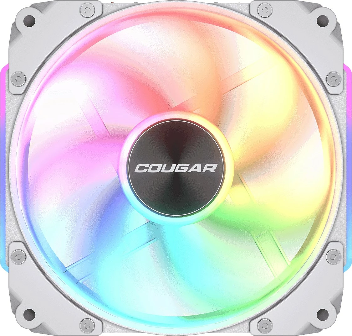 Ventilator kase Cougar Apolar 120 ARGB, 120mm, reverse blade, bardhë
