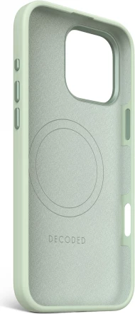 Mbështjellës Decoded AntiMicrobial Silicone Stacks me MagSafe për iPhone 16 Pro Max, Gjelbër