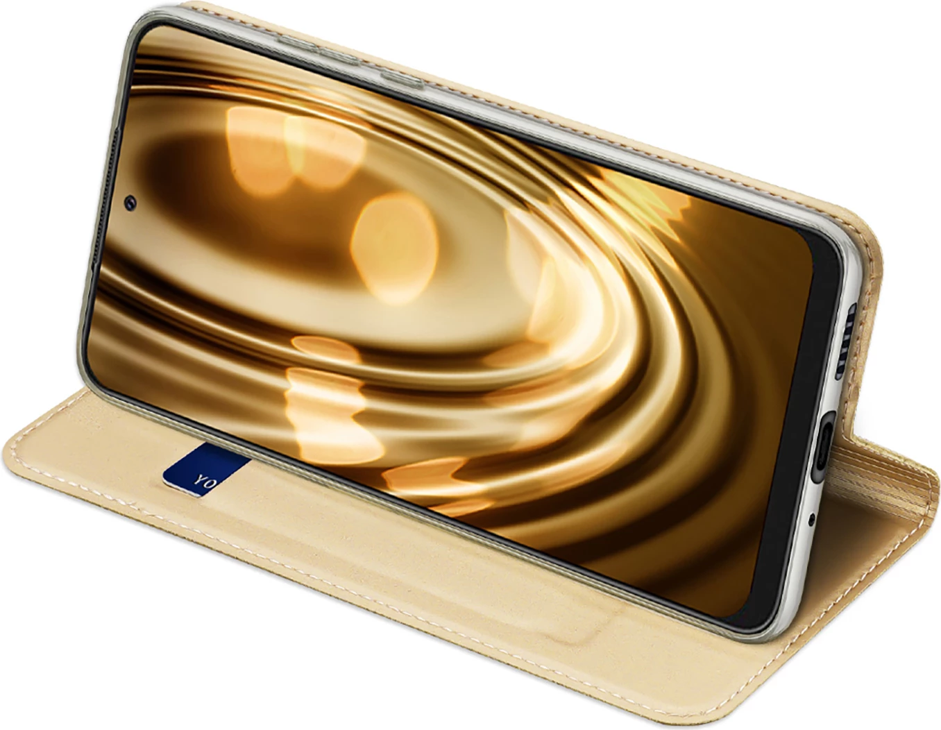 Mbështjellës Dux Ducis Skin Pro për Samsung Galaxy A73, me kapak, Gold