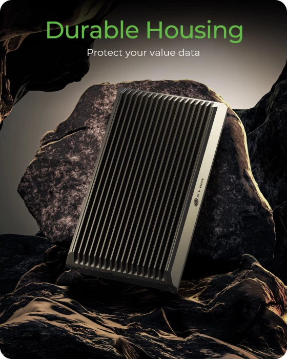 Kasë për SSD M.2 NVMe ICYBOX IB-1920M-C42, USB4 40 Gbit/s, pa vegla, alumin, e zezë